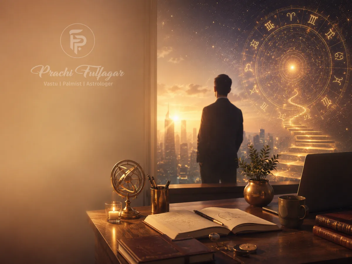 Career astrology illustration