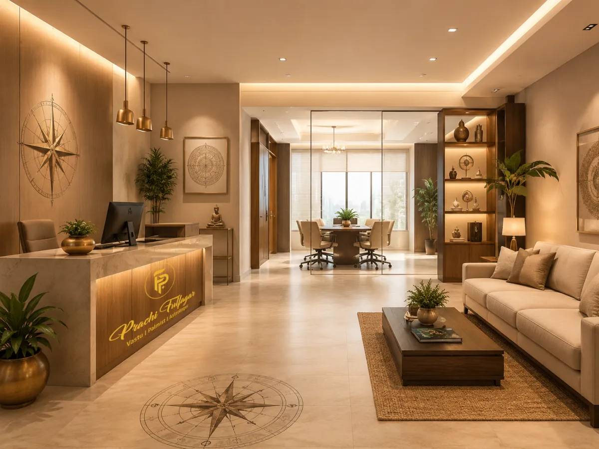 Commercial Vastu consultation illustration