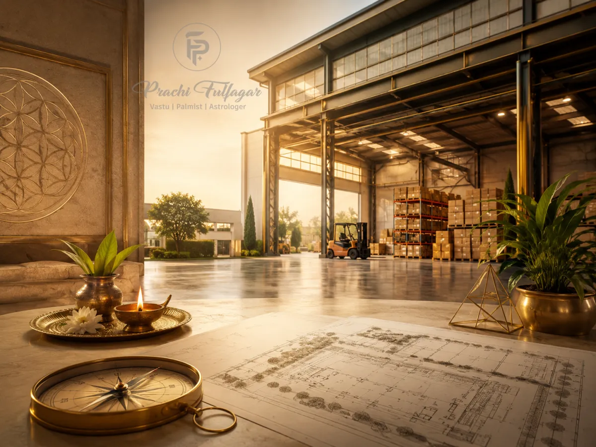 Industrial Vastu consultation illustration