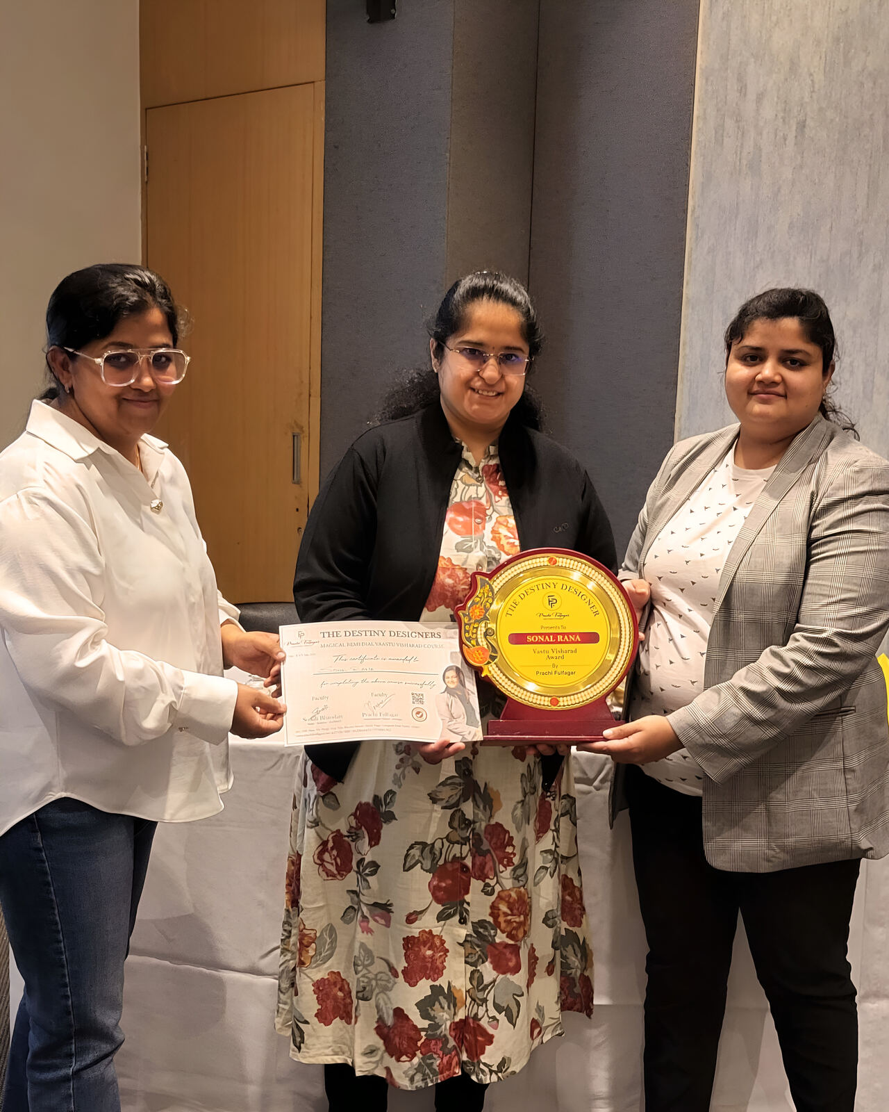 Prachi Fulfagar conducting an in-person consultation session